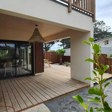 Villa Camelia Rose Vue Et Jacuzzi Lacanau