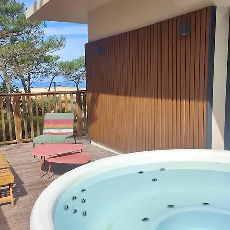 Villa Camelia Rose Vue Et Jacuzzi Lacanau